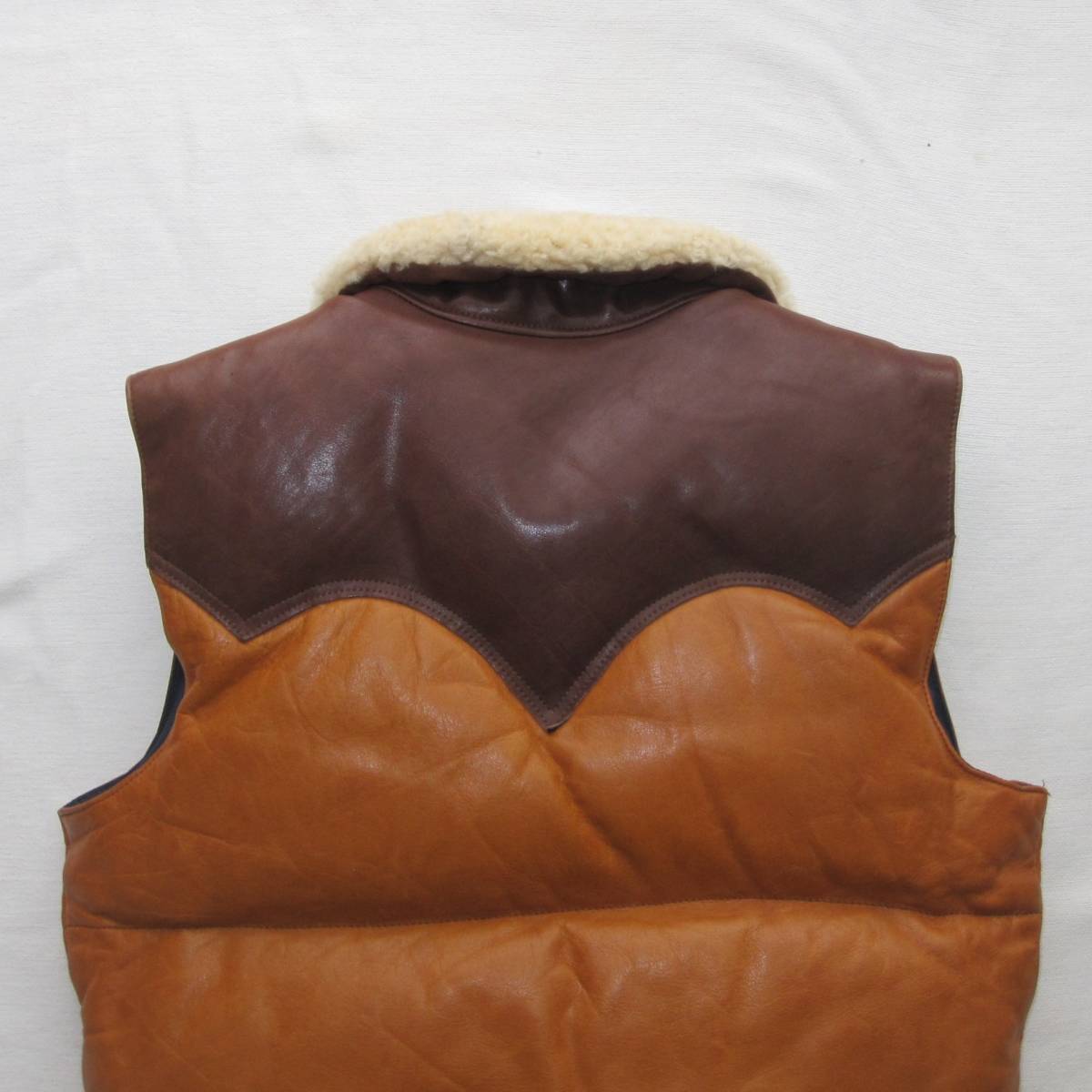 * 70s Vintage Rocky mountain all leather down vest (7/8) original / vintage / Vintage / 1970s