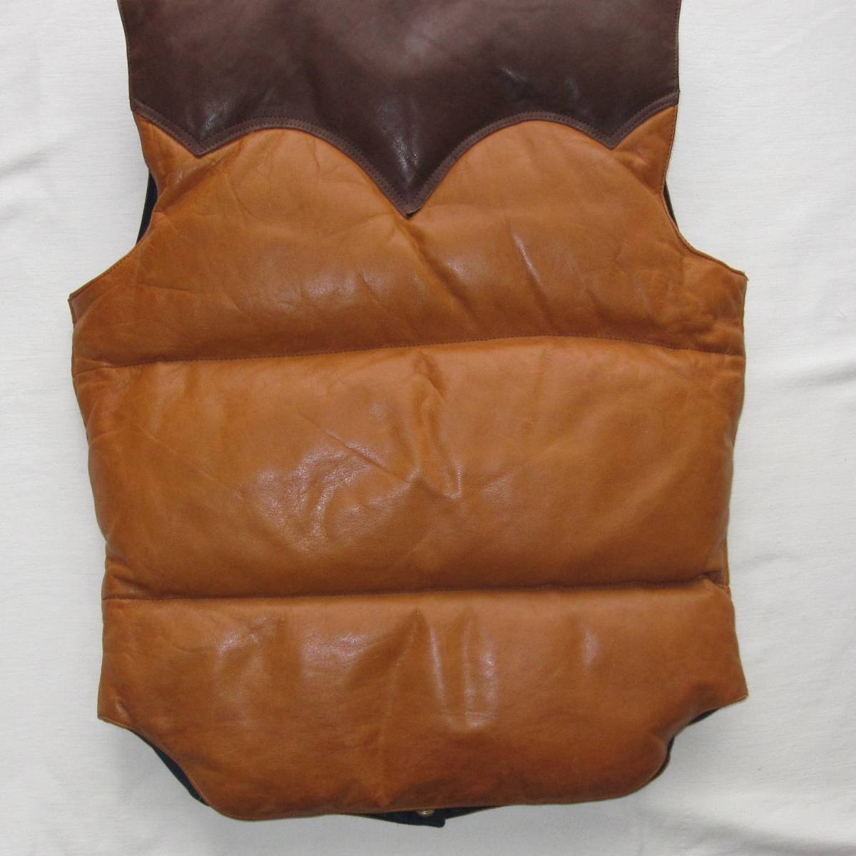 * 70s Vintage Rocky mountain all leather down vest (7/8) original / vintage / Vintage / 1970s