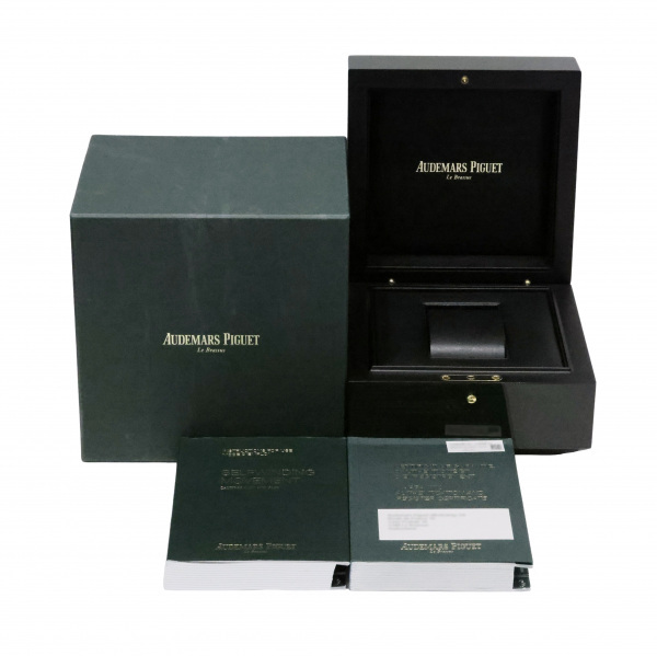 o-tema*pigeAUDEMARS PIGUET Royal дуб 15400SR.OO.1220SR.01 серебряный циферблат б/у наручные часы мужской 