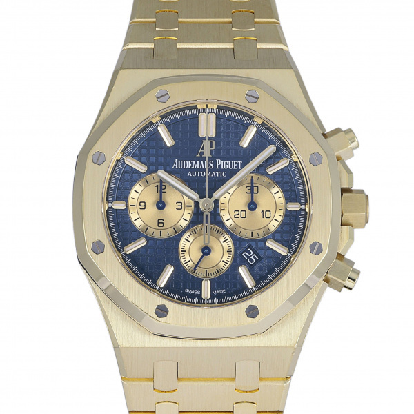 オーデマ・ピゲ AUDEMARS PIGUET ロイヤルオーク クロノグラフ 26331BA.OO.1220BA.01 ブルー/ゴールド文字盤 中古 腕時計 メンズ