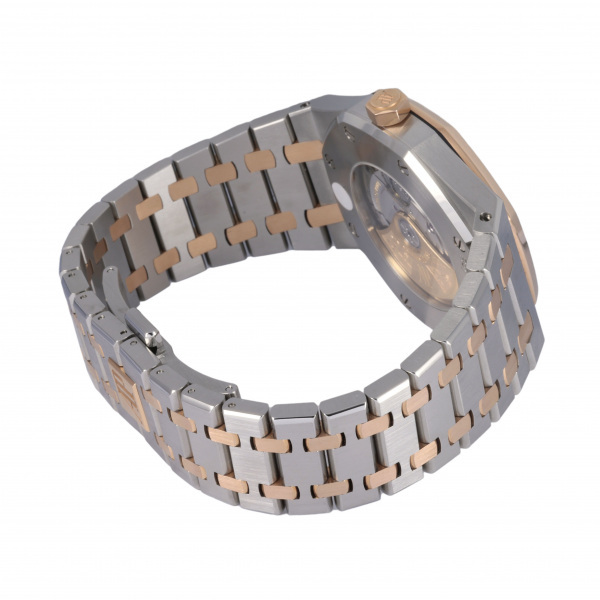 o-tema*pigeAUDEMARS PIGUET Royal дуб 15400SR.OO.1220SR.01 серебряный циферблат б/у наручные часы мужской 