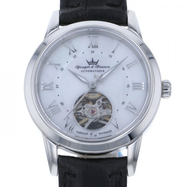 ヨンガー&ブレッソン Yonger&Bresson モンセギュール YBD8523-10 ホワイト文字盤 新品 腕時計 メンズ