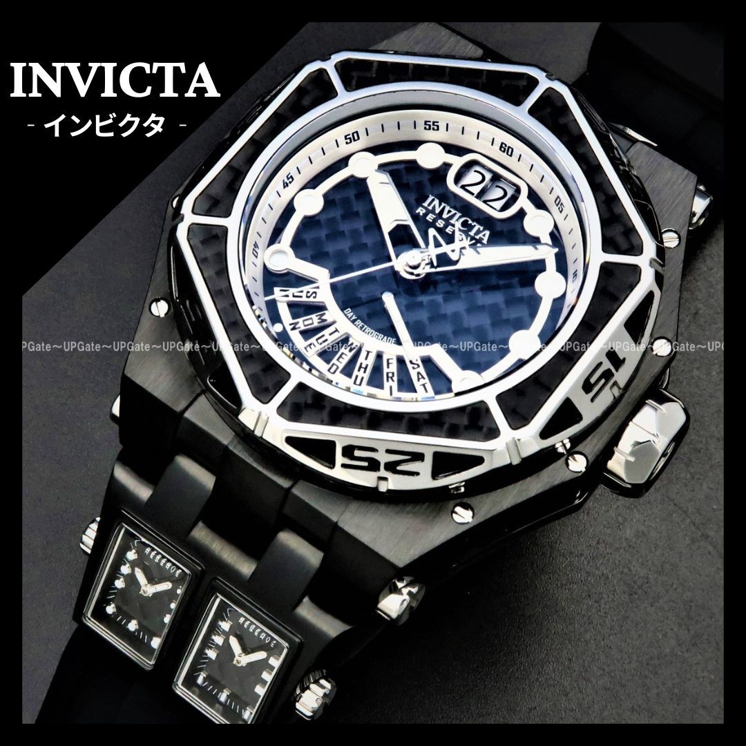 斬新デザイン☆Carbon Hawk INVICTA Reserve 38907-