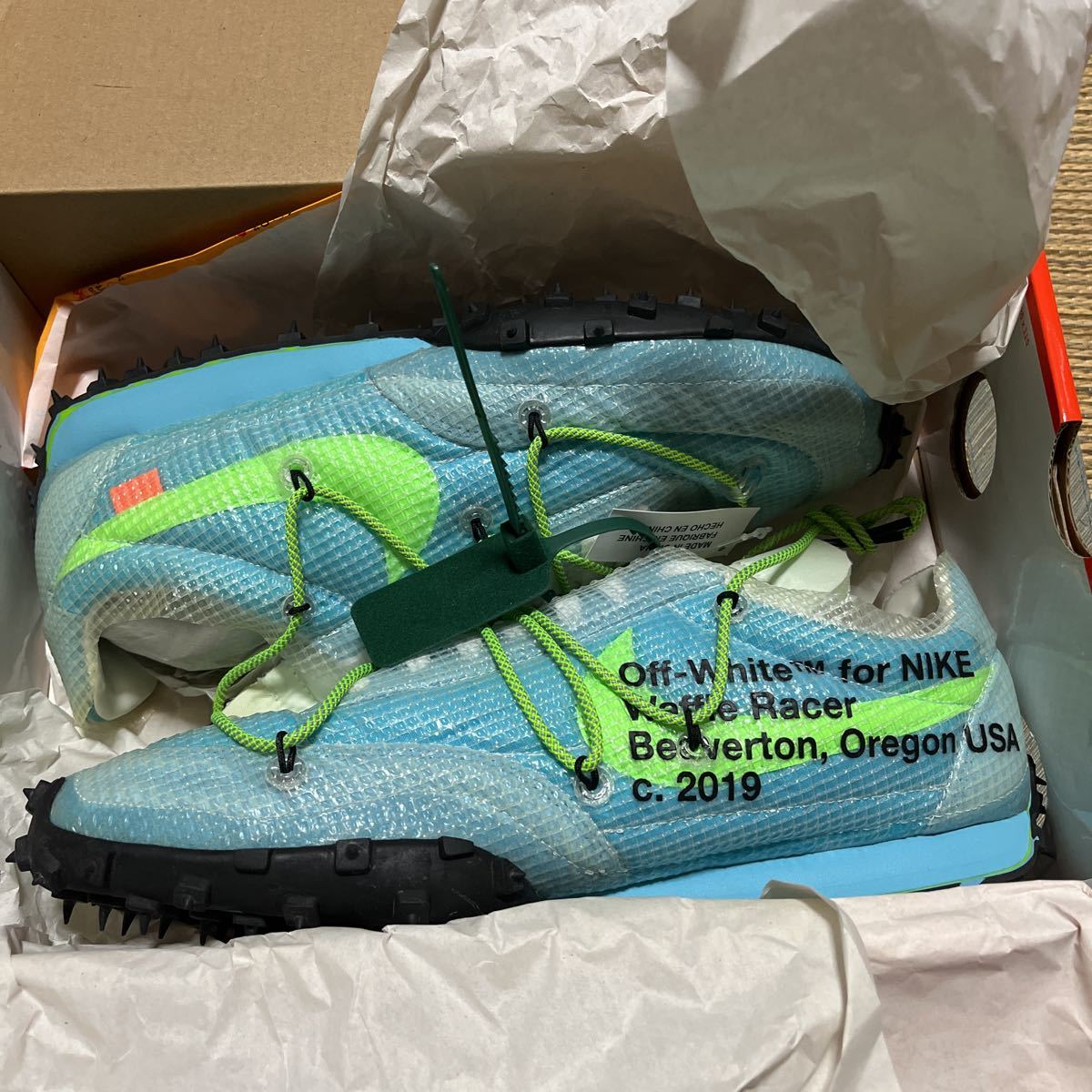 NIKE OFF-WHITE WAFFLE RACER OW ワッフル レーサー スニーカー womens