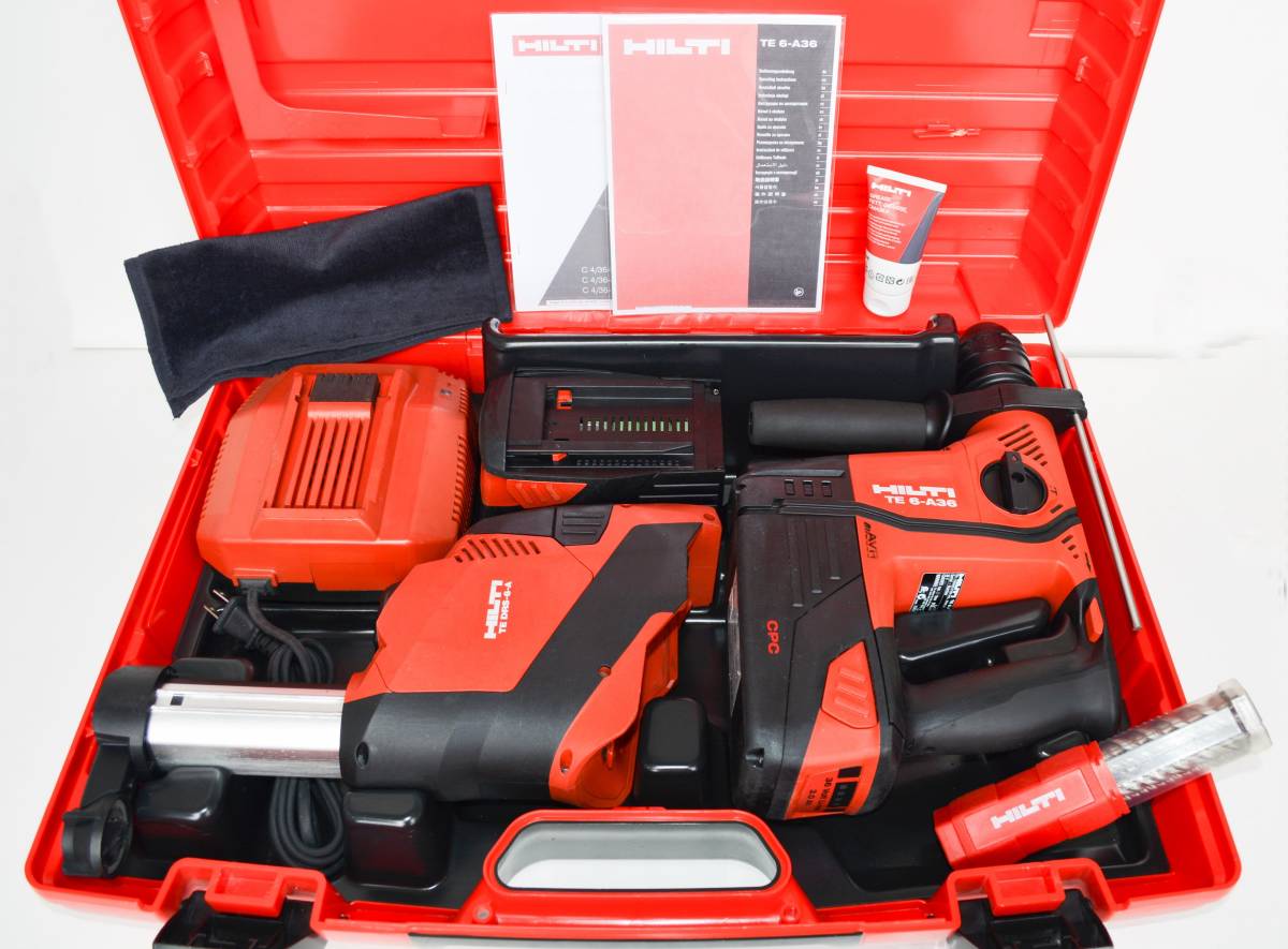 HILTI(ヒルティ)《TE6-A36 AVR 03 DRS》集じん装置付充電式ロータリー