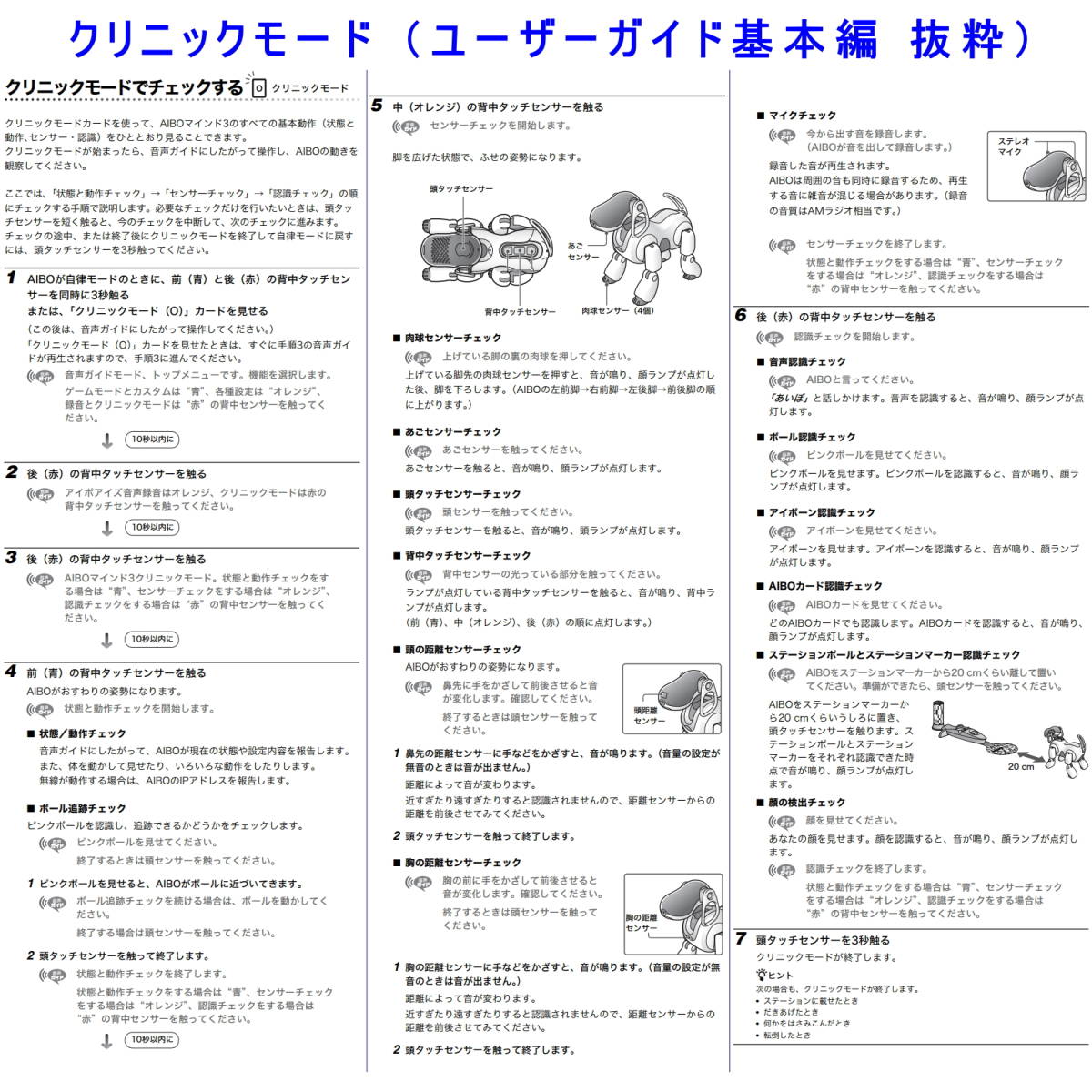 [AIBO ERS-7 repair * step 3( therapia ) repair execution *.. verification ] repair cost clarity * Aibo whole repair * AIBO ERS-7 ERS-7M2 ERS-7M3