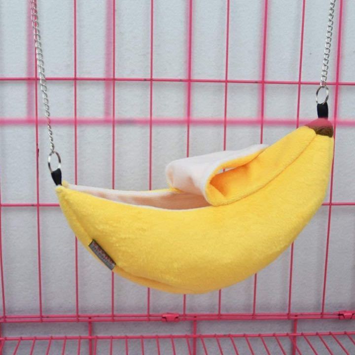 【バナナ型】小動物　ハンモック　ペット　暖かい　吊り下げ　ケージ掛け　ハムスター_画像4