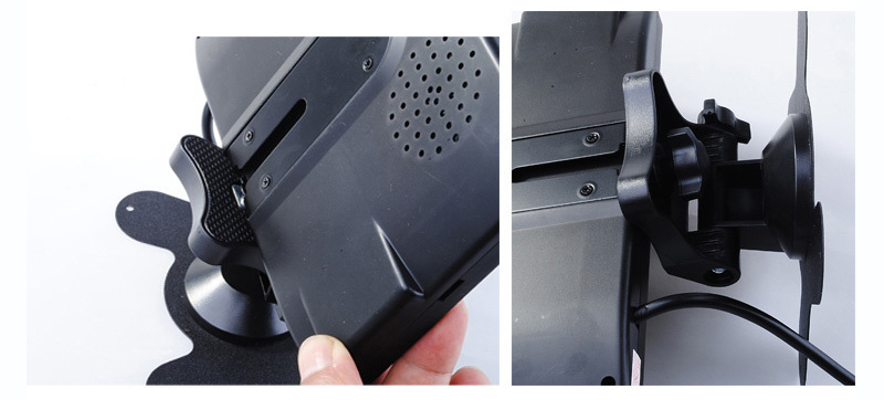 12V/24V兼用広角防水バックカメラ+7インチTFT液晶モニター 一体型