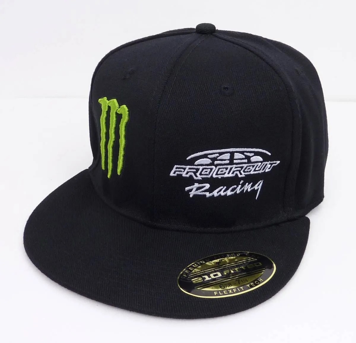 YUPOONG ユーポン 210 FITTED FLEXFIT MONSTER ENERGY PRO CIRCUIT RACINGI スポンサード キャップ (6.7/8-7.1/4 約56-58cm) [並行輸入品]