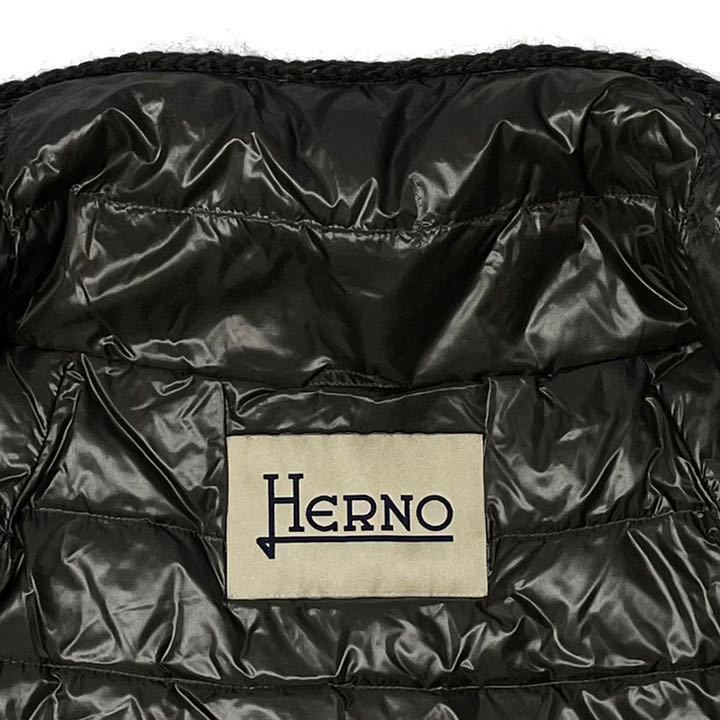 HERNO　ヘルノ　ダウンジャケット　コート　スパンコール　ジップアップ_画像4