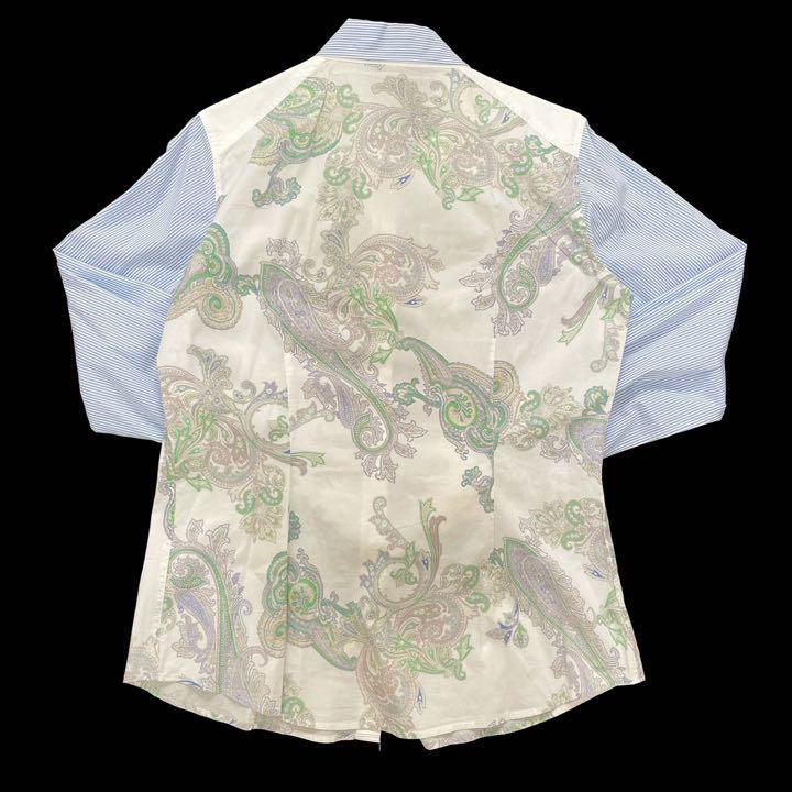 ETRO エトロ 長袖シャツ ドレスシャツ レディース サイズ46 ペイズリー