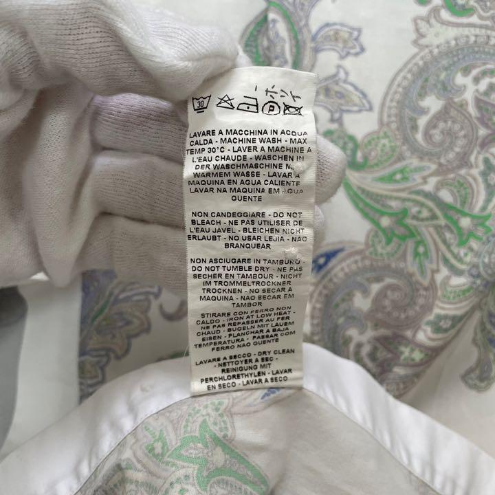 ETRO エトロ 長袖シャツ ドレスシャツ レディース サイズ46 ペイズリー柄