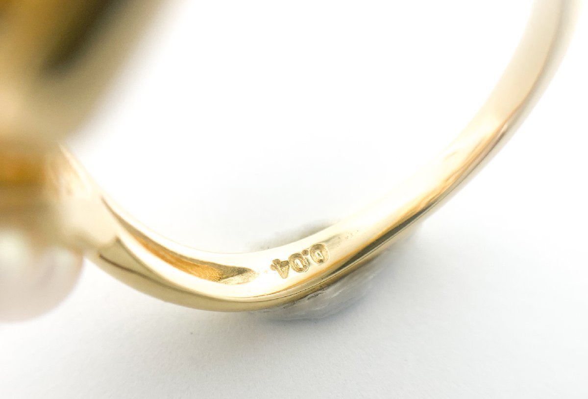 TASAKI 田崎 タサキ K18 18金イエローゴールド アコヤベビーパール