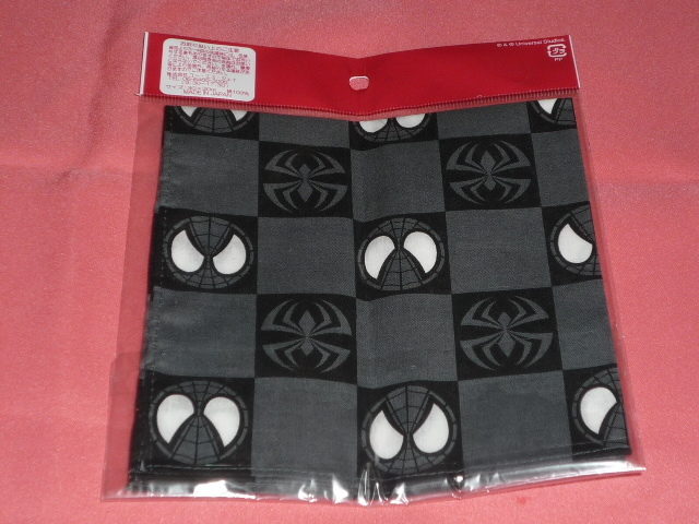  очень редкий! привлекательный! USJ универсальный Studio Japan Человек-паук носовой платок сделано в Японии *