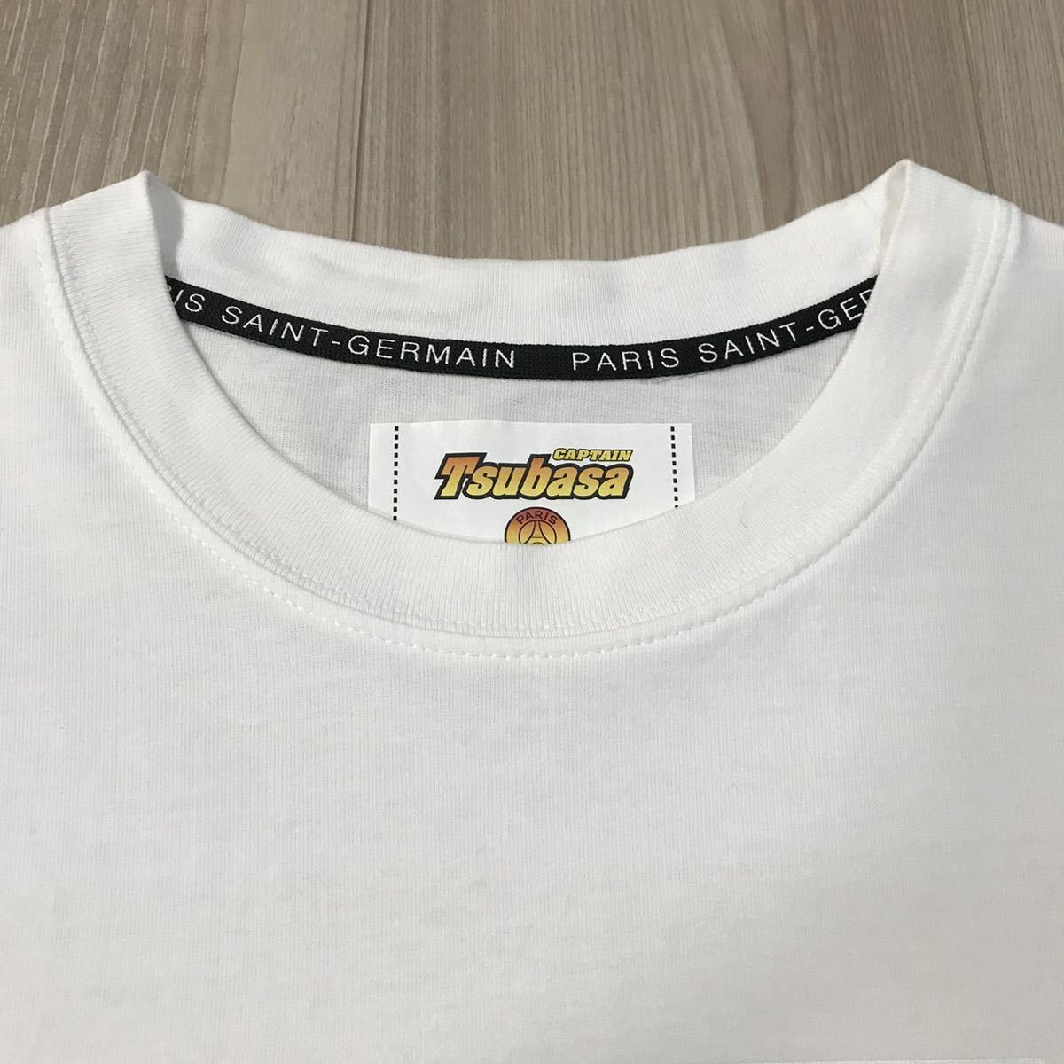 XL大きいサイズParis Saint-Germain PSG NEYMAR jr パリサンジェルマン キャプテン 翼 ネイマール サッカー ボール 漫画 ロンT Tシャツ