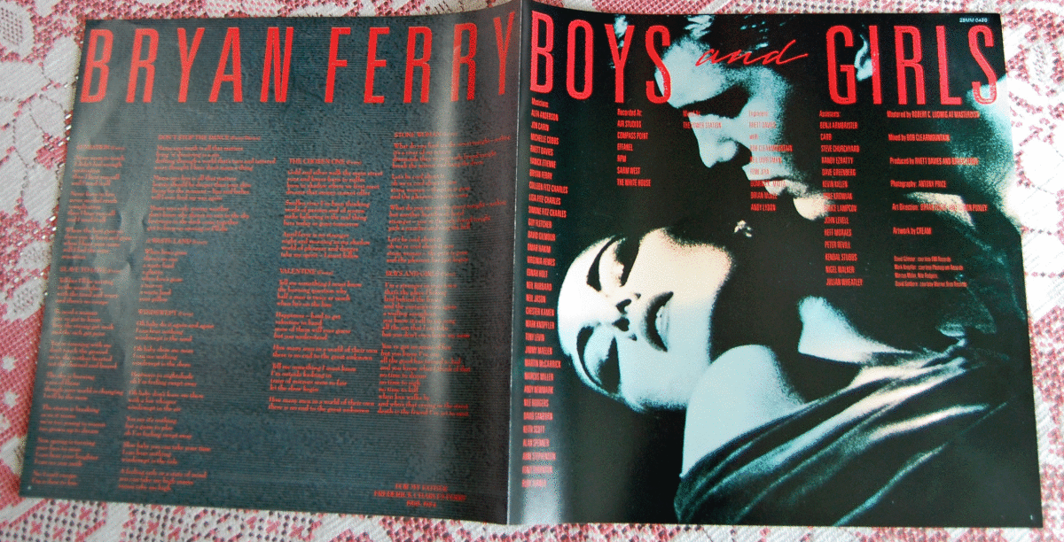 BOYS and GIRLS～BRYAN FERRY/ボーイズ・アンド・ガールズ～ブライアン・フェリー/KA8507_画像3