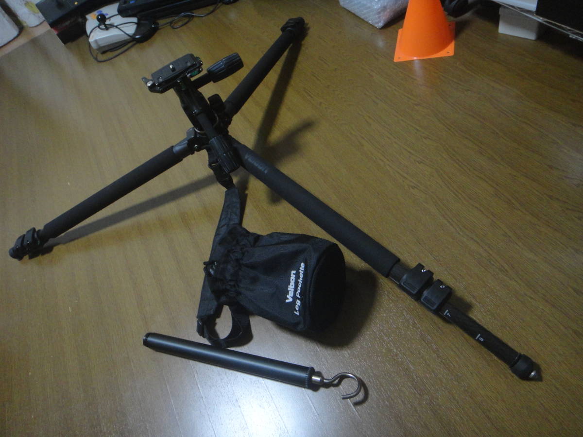 Velbon カーボン三脚 El Carmagne 635 クイックシュー雲台 PHD-61Q