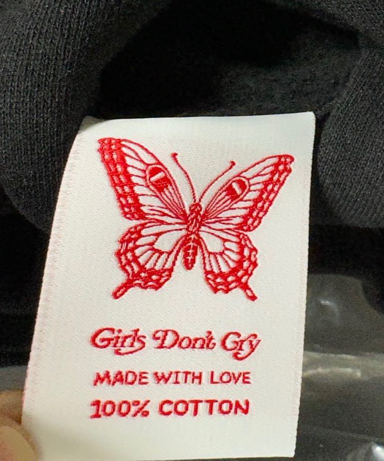 S】Girls Don't Cry GDC LOGO Hoodie ブラック ガールズドントクライ