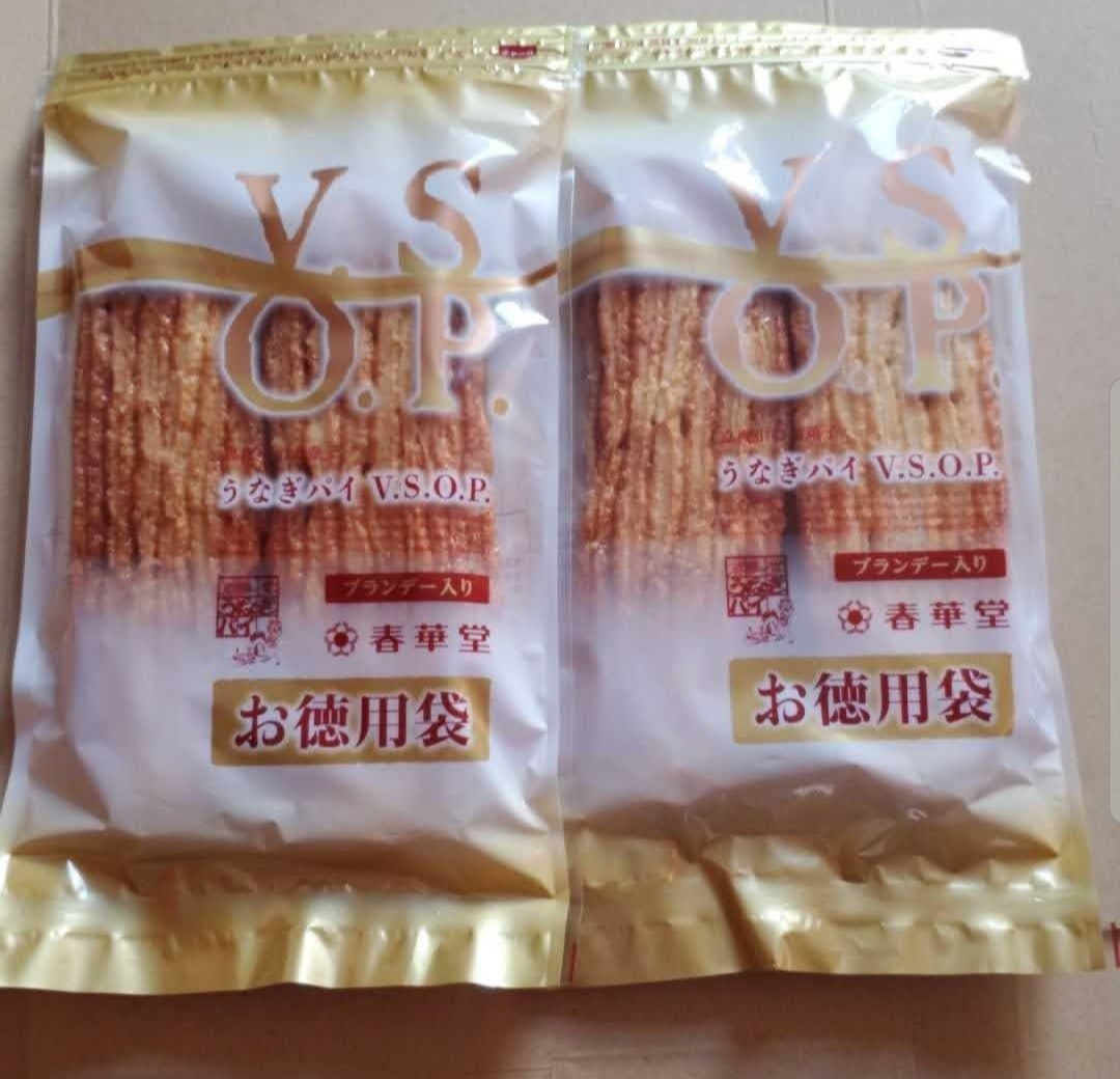 春華堂 うなぎパイV S O P お徳用 2袋 アウトレット品|PayPayフリマ うなぎパイ VSOP 5枚入り 未開封 4箱セット