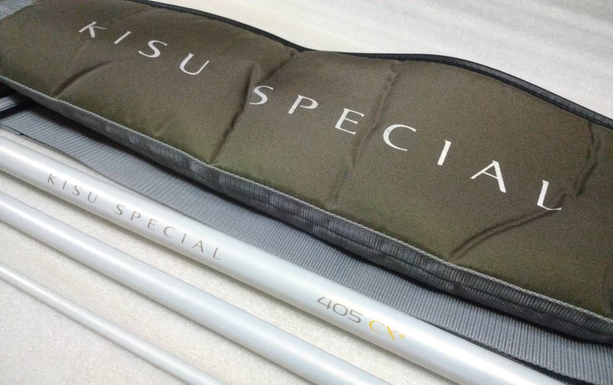 大人気新品フィッシング☆【美品】シマノ最高級並継ぎ外ガイド竿『キス スペシャル 405CX+