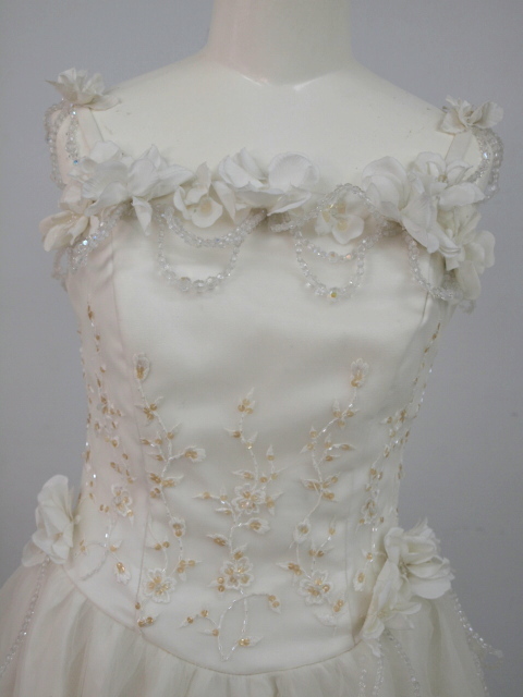 . costume liquidation goods 0283 price cut! wedding dress white 7 number ~11 number [ used ]