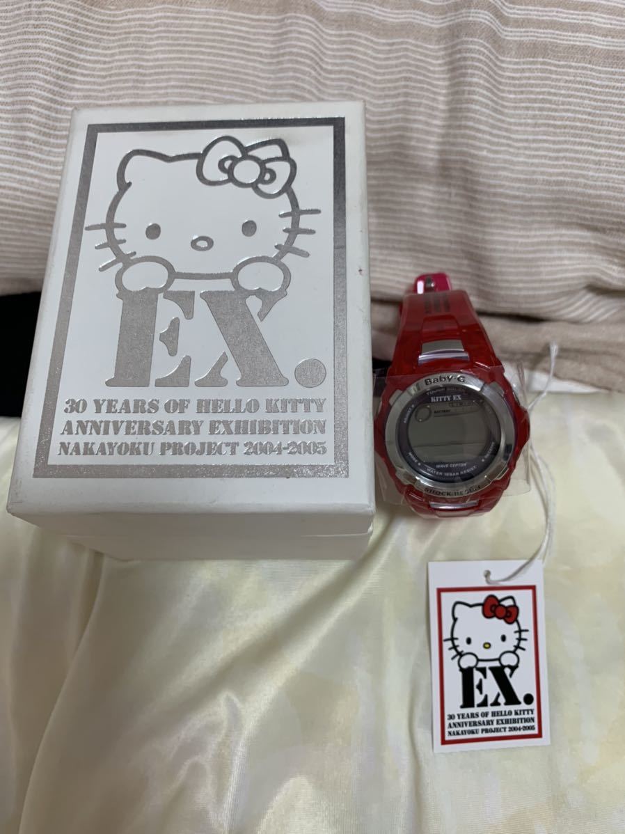 ハローキティ３０YEARS限定、KITTY EXイベントで発売された、シリアルナンバー入りＢＡＢＹ-Ｇ腕時計