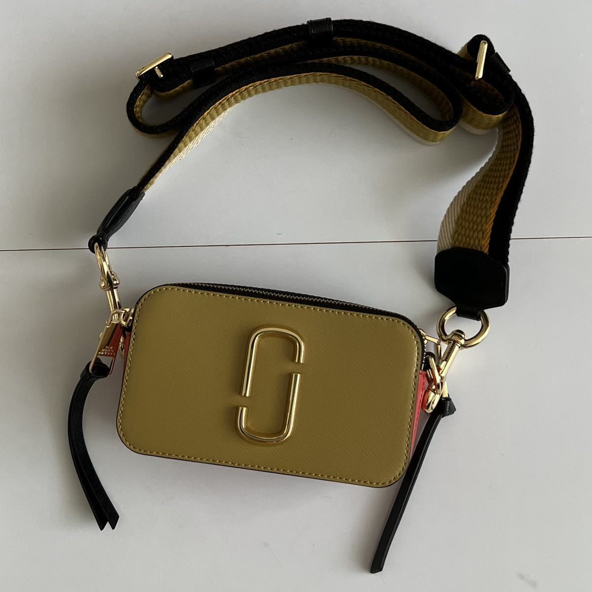 新品同様THE MARC JACOBS マークジェイコブス THE SNAPSHOT COLORBROCKED ザ スナップショット ショルダーバッグ カメラバッグ H172L01SP22