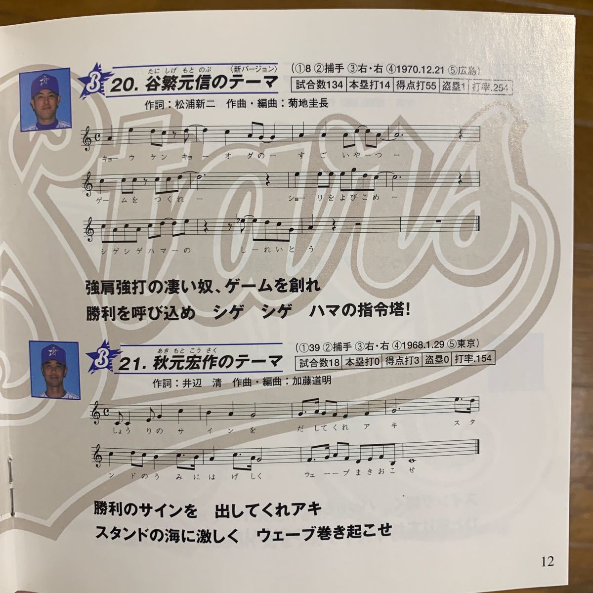 横浜ベイスターズ 選手別応援歌CD 1999