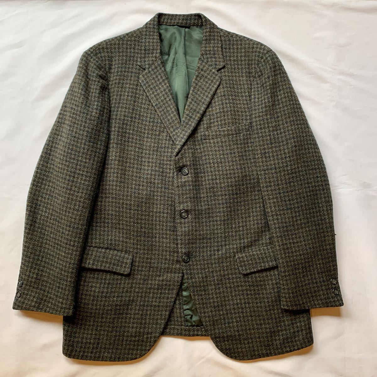 60s AIM WOOL TAILORED JACKET ヴィンテージ ビンテージ ウールテーラードジャケット 3つボタン アメトラ トラッド 50s チェックテーラード_画像2