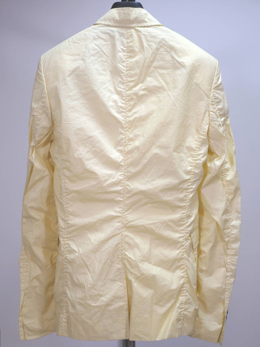 BURBERRY PRORSUM バーバリープローサム 10SSパッカリングジャケット薄黄色 Italy製_画像2
