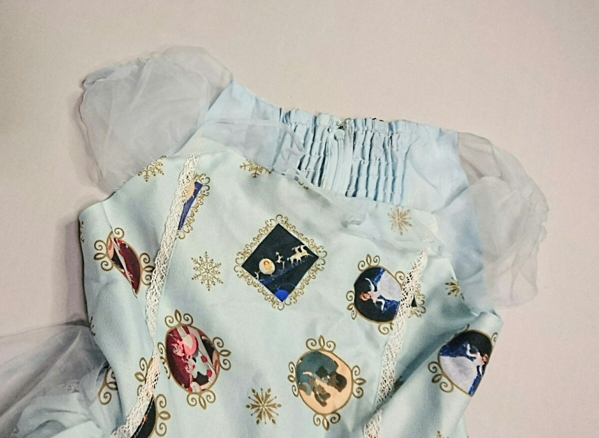 新品タグ レア【LIZLISA】Disneyコラボ シンデレラ総柄ふわり 新品タグ レア【LIZLISA】Disneyコラボ シンデレラ総柄ふわり