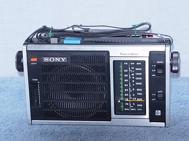 SONY 【ICF-5350】 電子式ワンタッチタイマーを装備 FM76～94MHzまで受信可能 分解・整備・調整済、クリーニング済み品 管理22091621