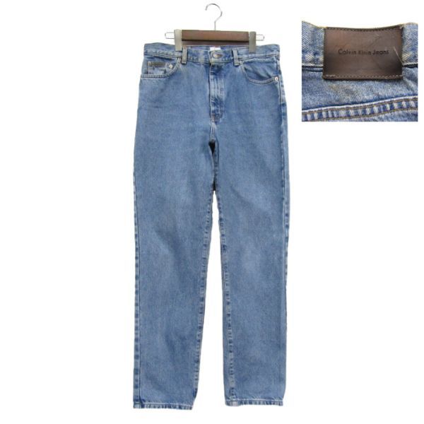 サイズ W33 程度 メキシコ製 カルバンクライン Calvin Klein Jeans ストレート デニム パンツ ジーンズ 古着 2O1388_画像1