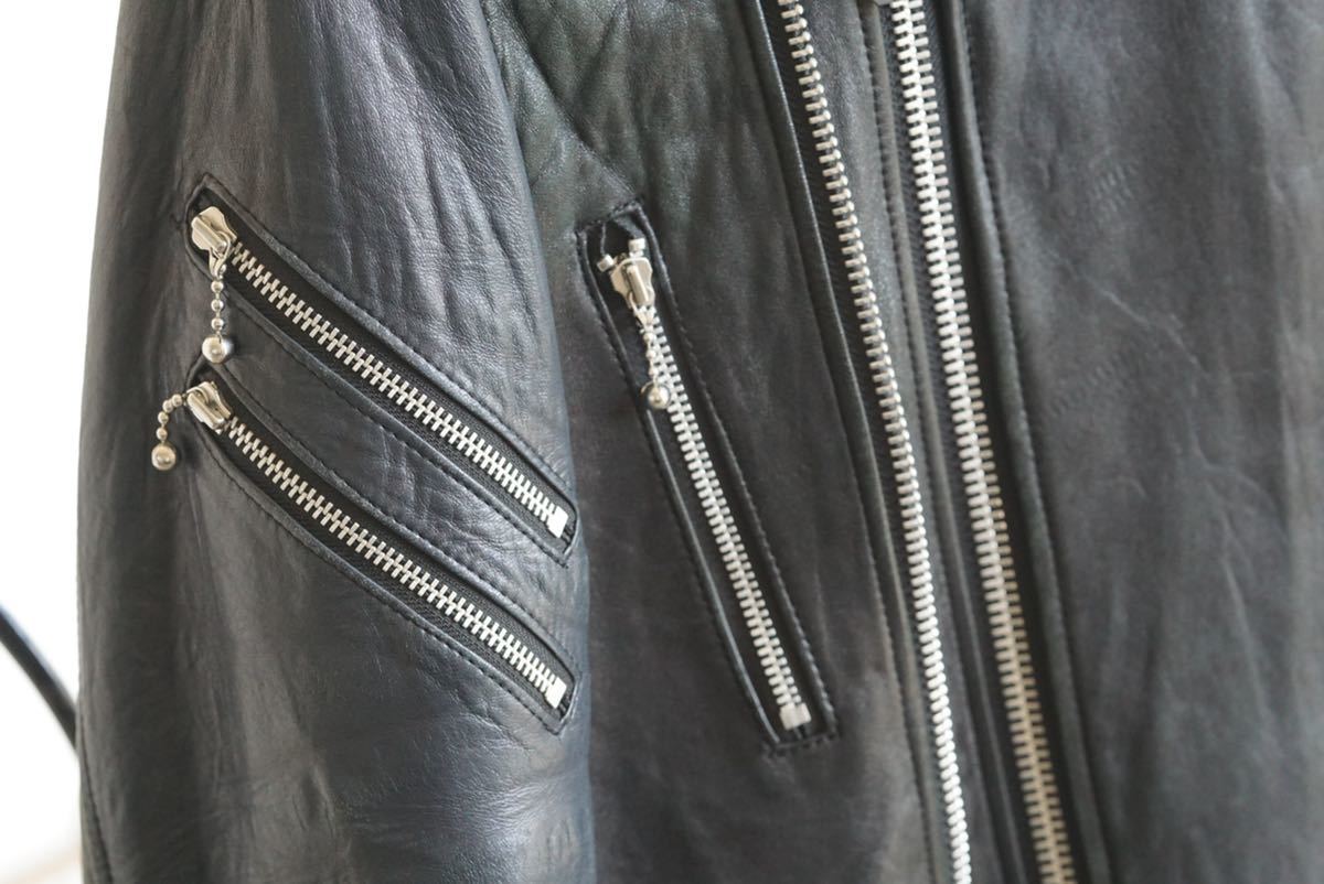 undercover 初期 03aw ペーパードール期 L バイカラー レザー