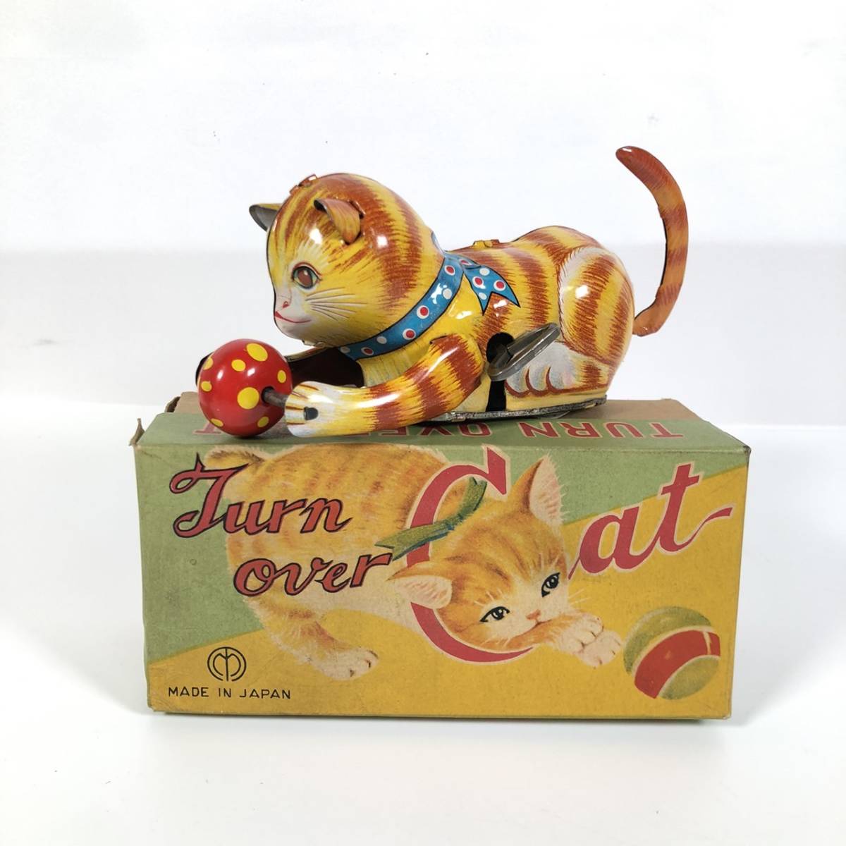 Yahoo!オークション - ブリキの玩具 可動品 Turn Over Cat 猫 Yahoo!オークション - ブリキの玩具 可動品 Turn Over Cat 猫