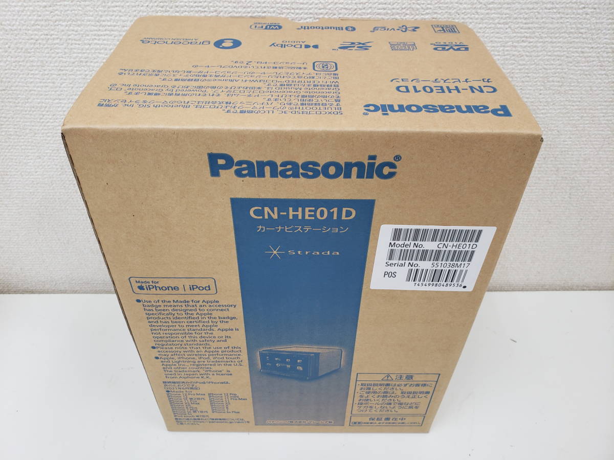 未使用品】Panasonic パナソニック CN-HE01D strada カーナビ