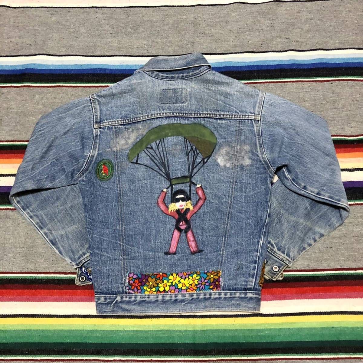 Levi's Boys ハンドペイント デニムジャケット 検索:古着 アメカジ