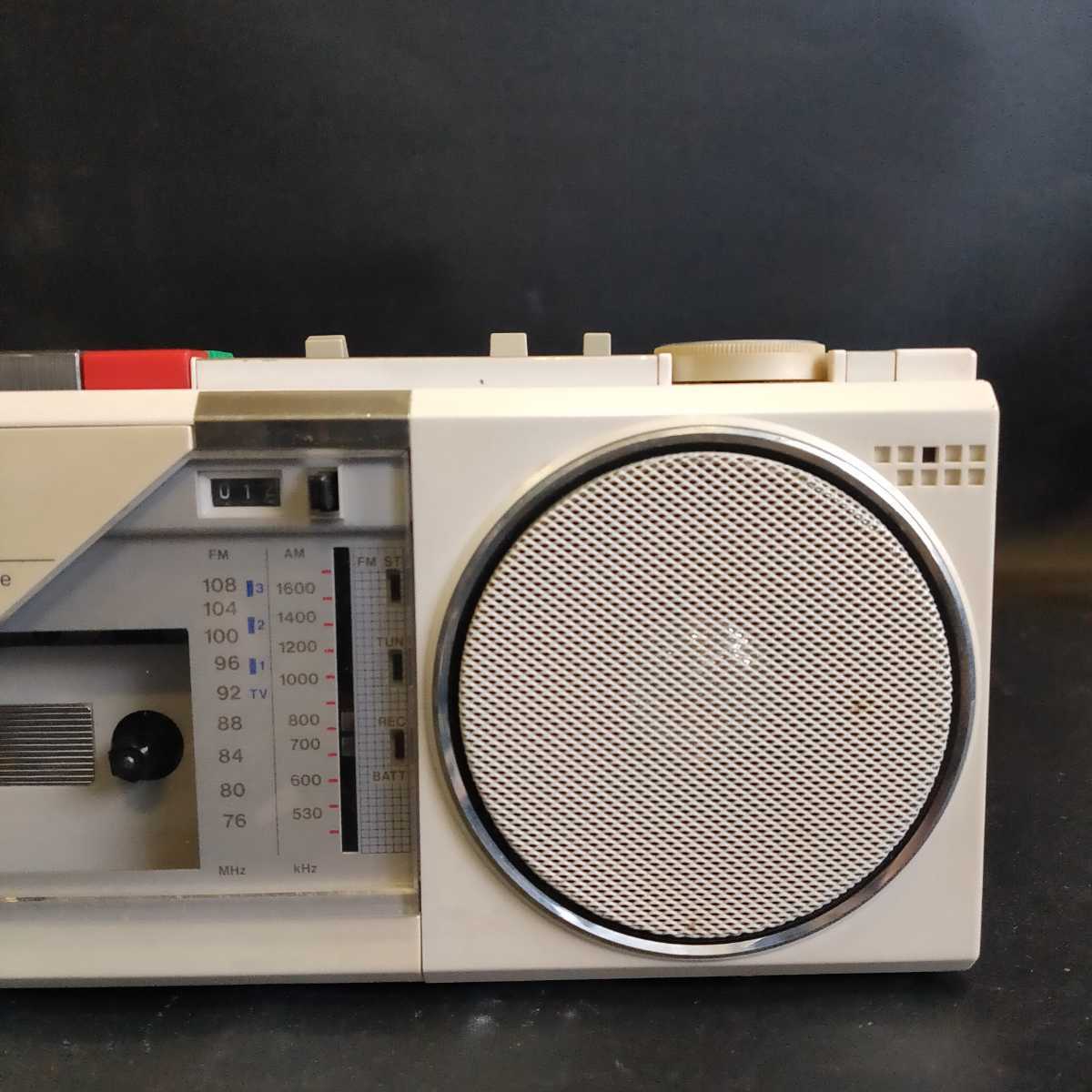 希少!】SANYO サンヨー ラジカセ MR-U4T ホワイト Town U4 元箱 希少!】SANYO サンヨー ラジカセ MR-U4T ホワイト Town U4 元箱