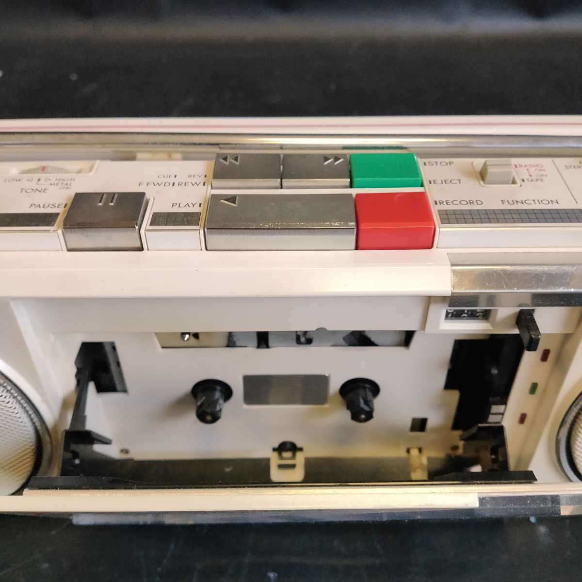 希少!】SANYO サンヨー ラジカセ MR-U4T ホワイト Town U4 元箱 希少!】SANYO サンヨー ラジカセ MR-U4T ホワイト Town U4 元箱