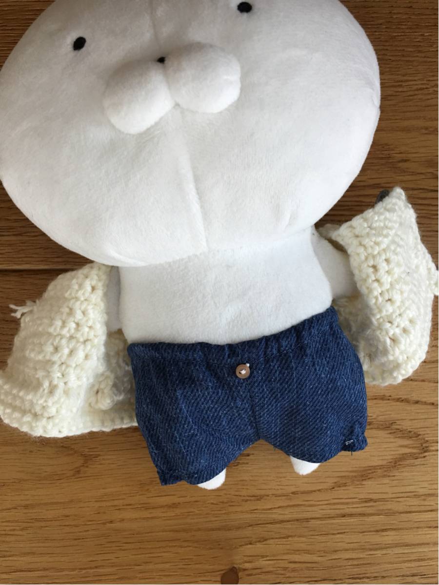 ハンドメイド新品★デニムパンツ はなちゃん のぬいぐるみ・うさまる S うさこS サイズ_画像3