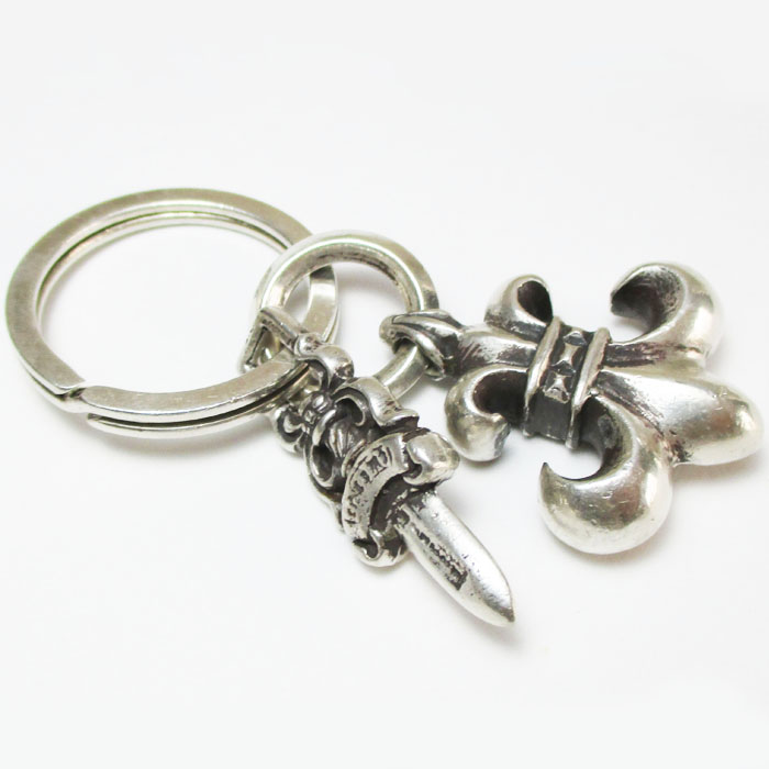 CHROME HEARTS Chrome Hearts BS flair key ring SV925