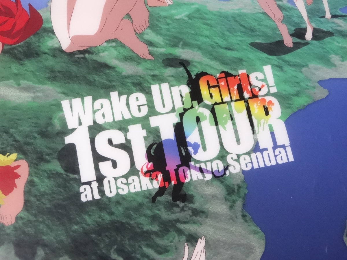 * WUG! Wake Up, Girls! 1st TOUR прозрачный постер ue.k выше девушки *