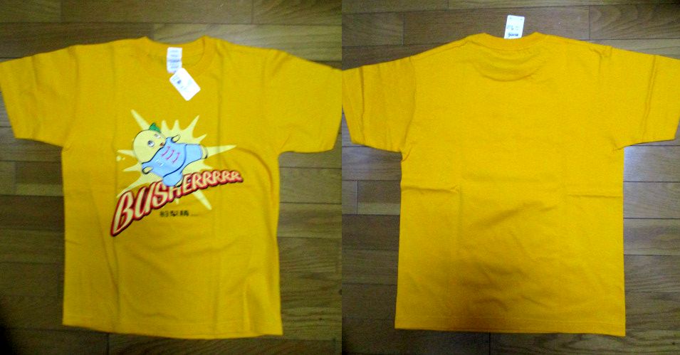 新品　ふなっしー　黄色　Tシャツ　船梨精　カンフー　ブシャー！　イエロー　Sサイズ_画像2