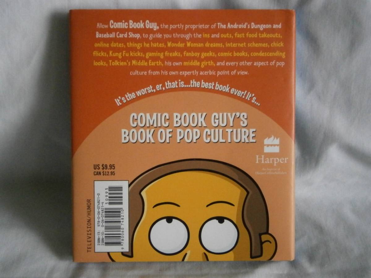  foreign book ( English ) Simpson zComic BOOK GUY'S BOOK OF POP CULTURE