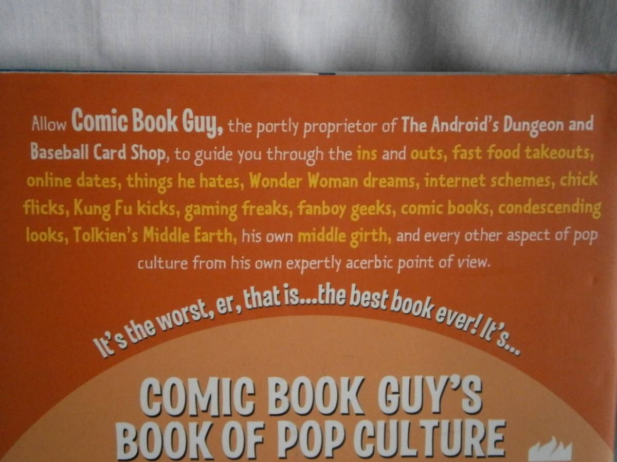  foreign book ( English ) Simpson zComic BOOK GUY'S BOOK OF POP CULTURE