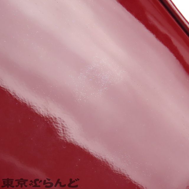 101632439 クリスチャンディオール Christian Dior レディディオール 2WAY ハンドバッグ カナージュ エナメル 赤 レッド M05650 バッグ_画像6