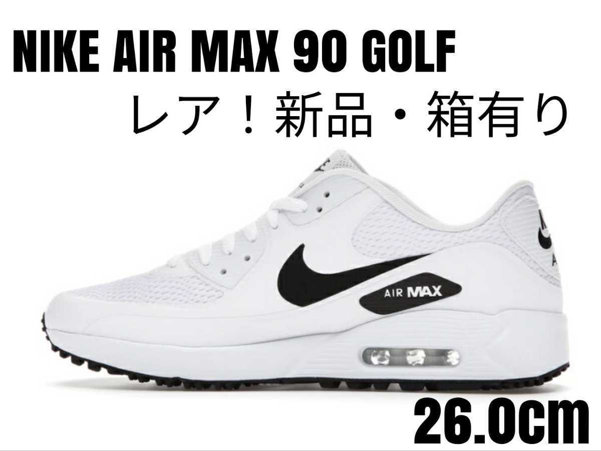 激レア】NIKE AIR MAX90GOLF ナイキエアマックス白黒26 0②｜PayPayフリマ