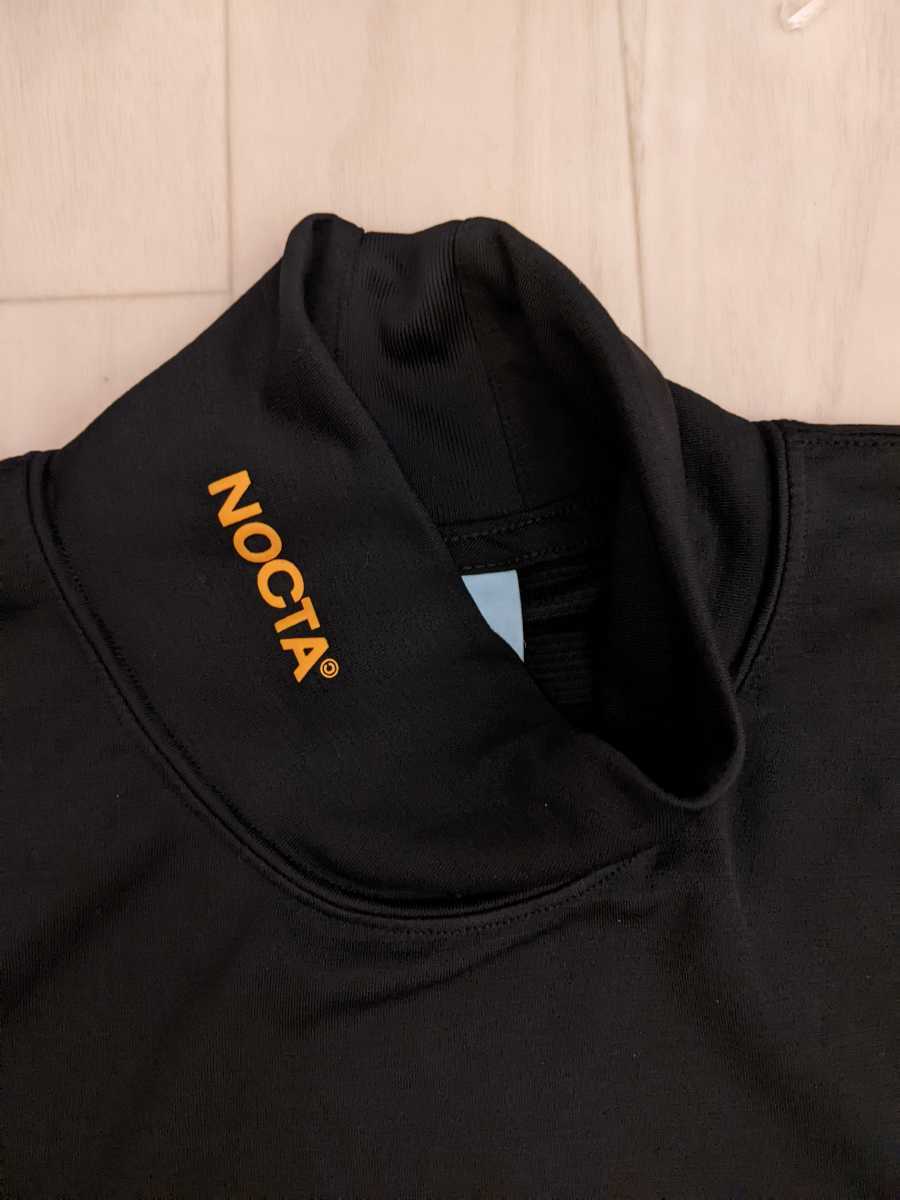 【希少】ナイキ タートルネックNIKE×DRAKE NOCTA 黒 TシャツS_画像4