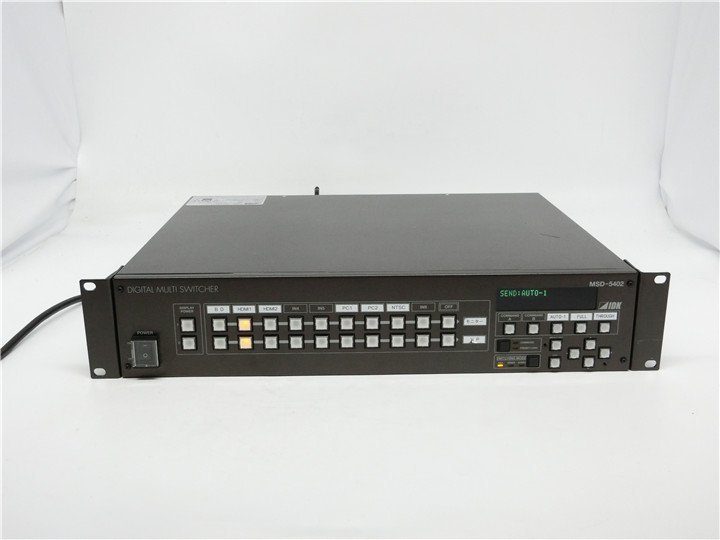 通電のみ確認済み IDK デジタルマルチスイッチャー MSD-5402 通電のみ確認済み IDK デジタルマルチスイッチャー MSD-5402