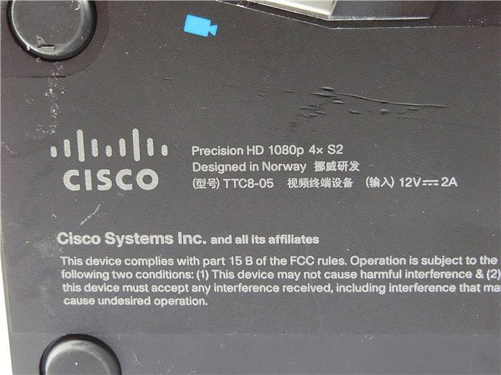 中古品　Cisco シスコ SX20用カメラTTC8-05　　ジャンク品 　　動作不明　　送料無料_画像3